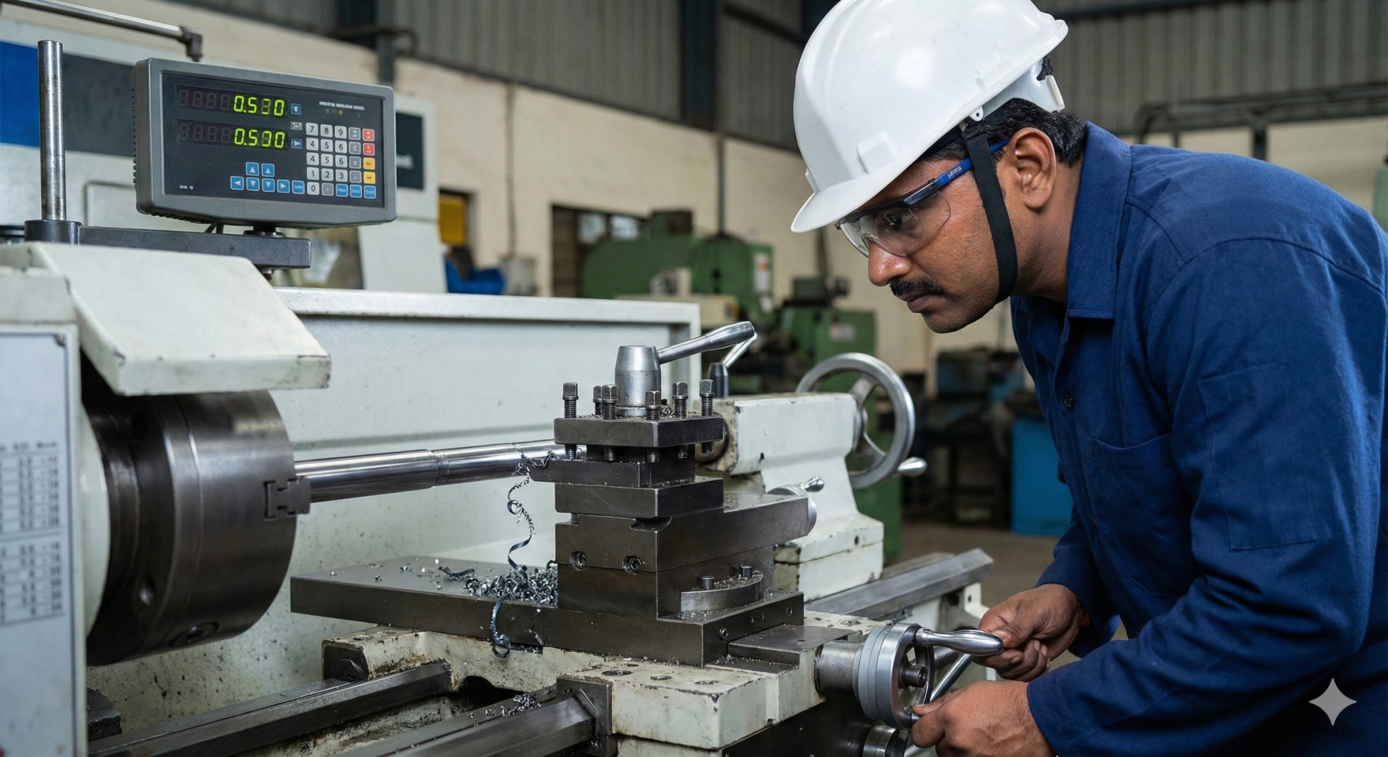 Lathe Machine Operation