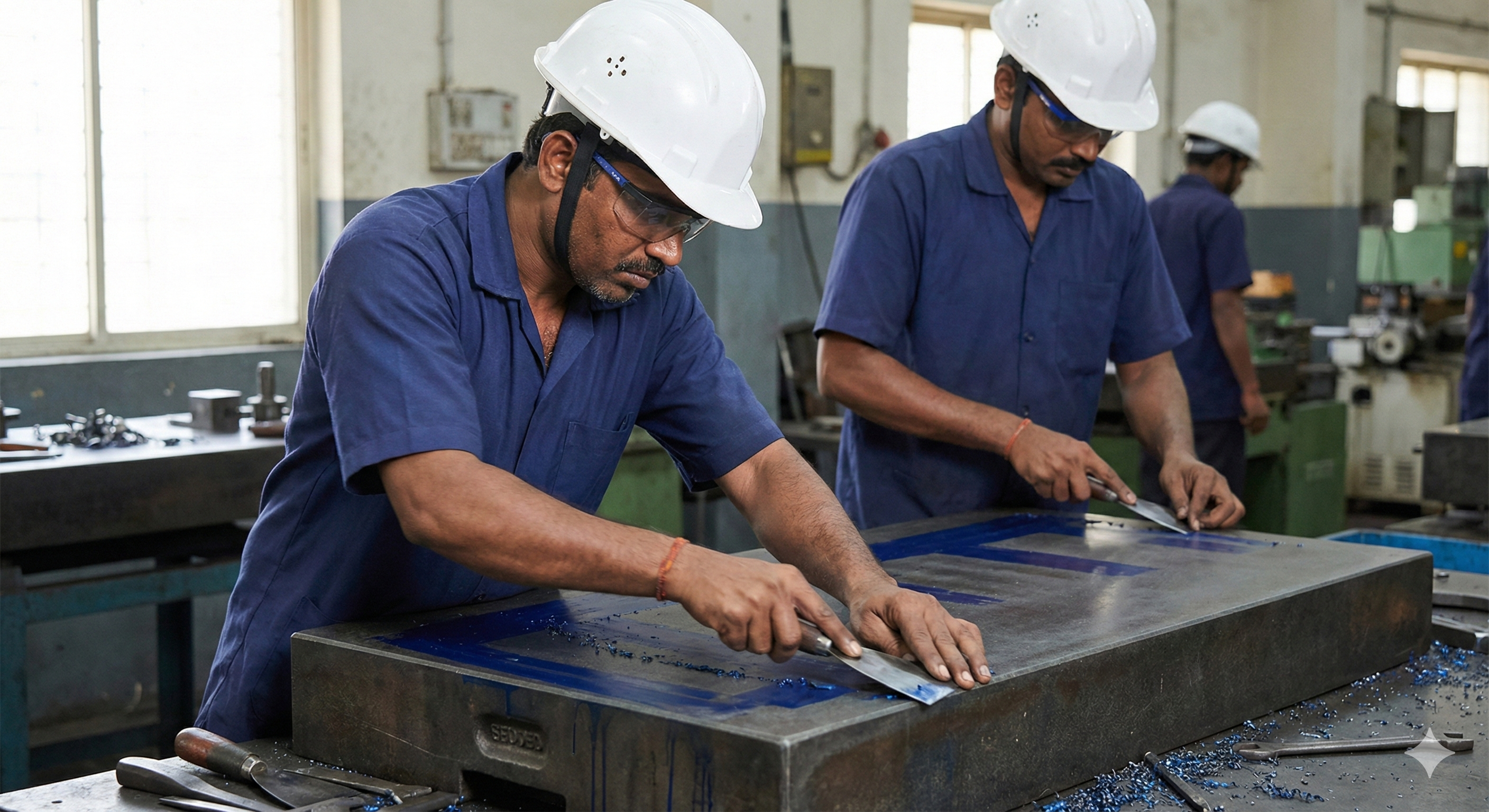Blue Matching Surface Plate